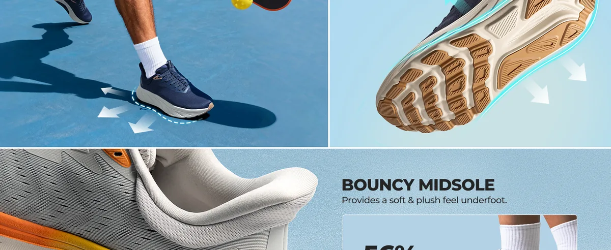 Men&amp;#39;s Slip On Stability Walking Running Shoes