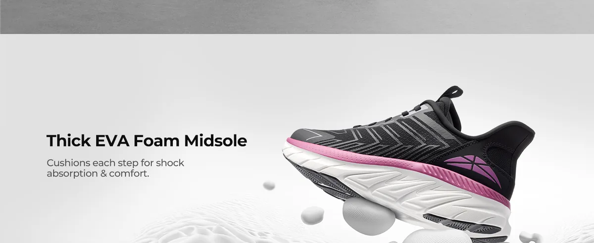 ALLSWIFIT women slip on walking running tennis sneakers