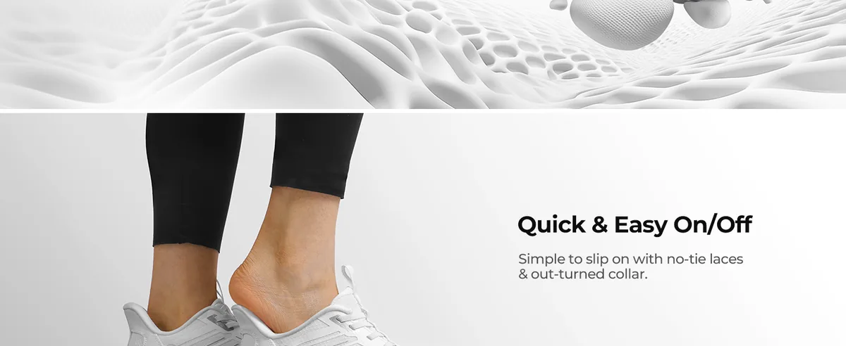 ALLSWIFIT women slip on walking running tennis sneakers