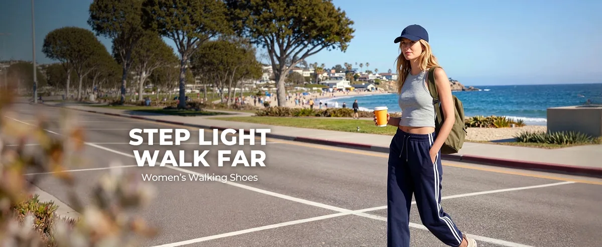 women slip on walking shoes
