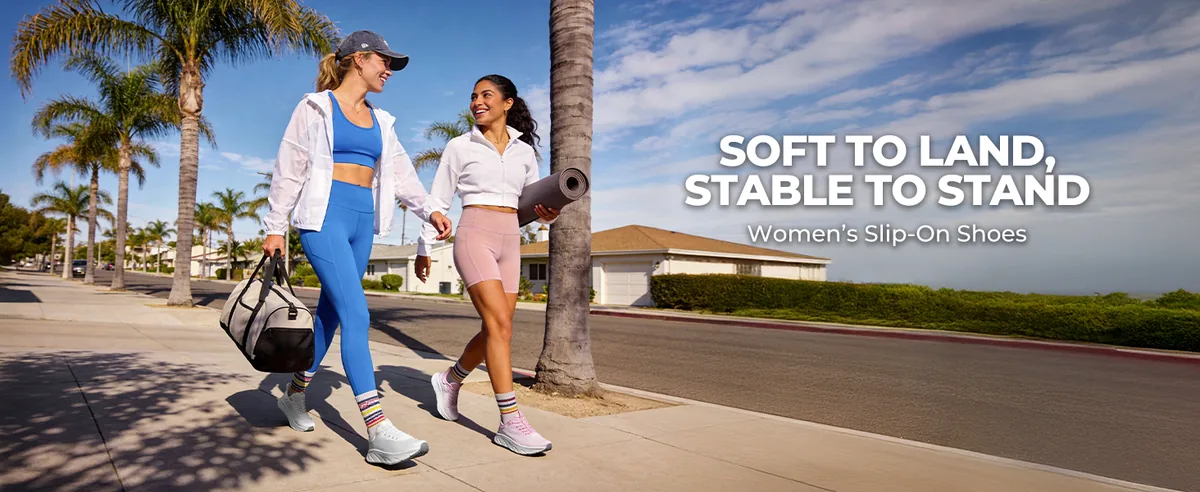 Allswifit women slip on walking shoes