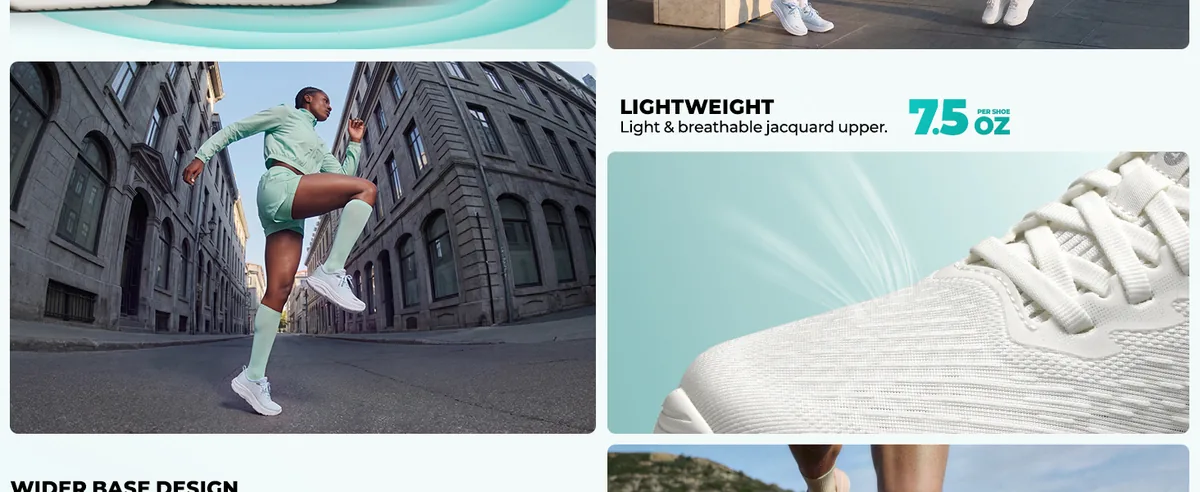 women walking tennis running shoe sneakers non slip resistant athletic gym nurse work arch support